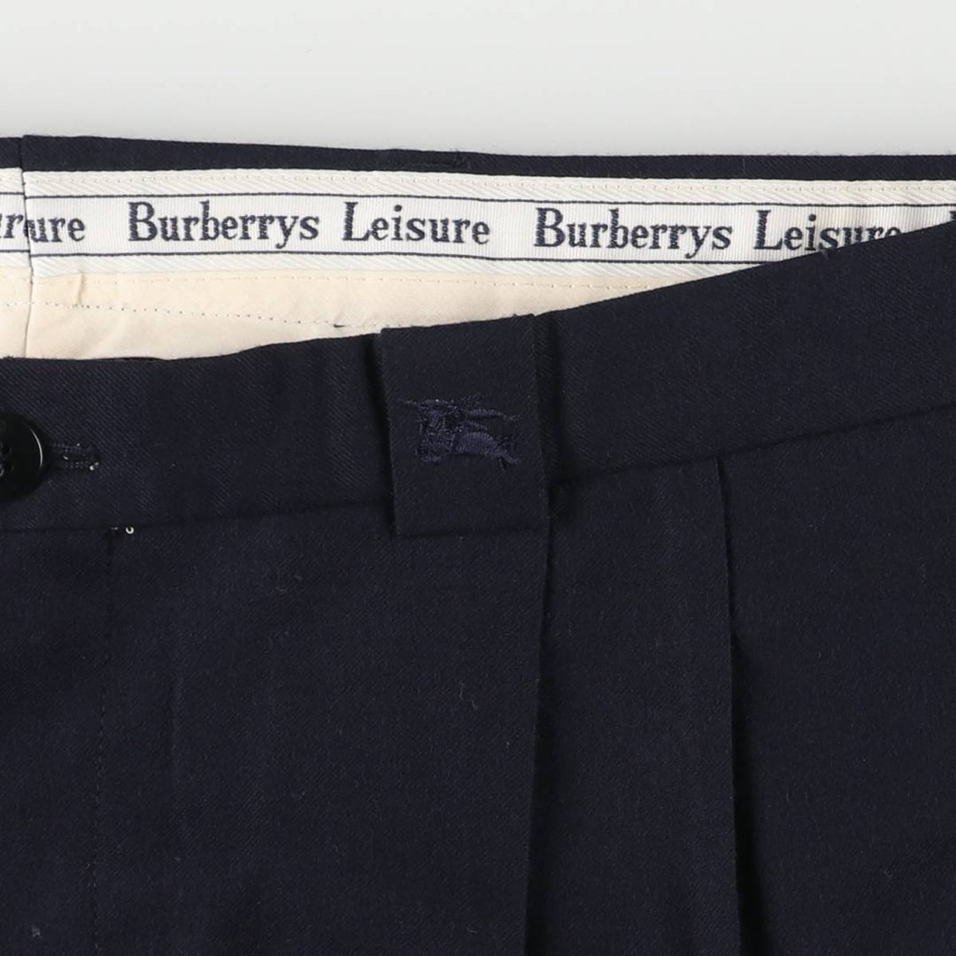 Burberry's Burberrys of London Leisure Slacks Pants for Men, W38 unknown navy blue type Vintage Second Hand