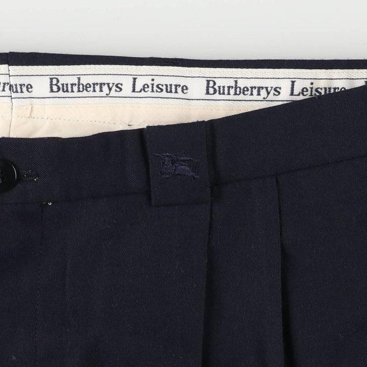 Burberry's Burberrys of London Leisure Slacks Pants for Men, W38 unknown navy blue type Vintage Second Hand