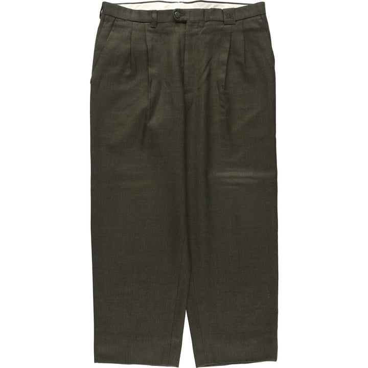 Burberry's Burberry London Two-pleat slacks for men, size W34 unclear Charcoal Vintage Second Hand