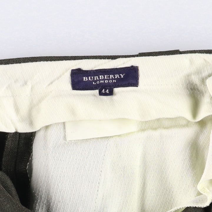 Burberry's Burberry London Two-pleat slacks for men, size W34 unclear Charcoal Vintage Second Hand