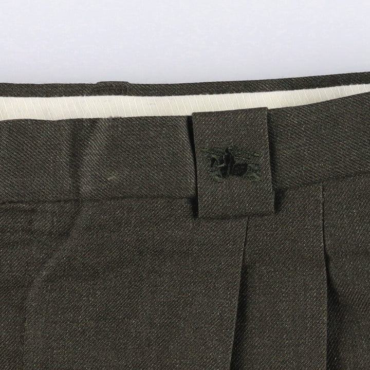 Burberry's Burberry London Two-pleat slacks for men, size W34 unclear Charcoal Vintage Second Hand
