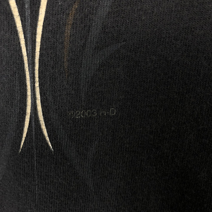 00'S Harley-Davidson Motorcycle Bike T-shirt Made in USA Men's L size cotton black type Vintage Second Hand