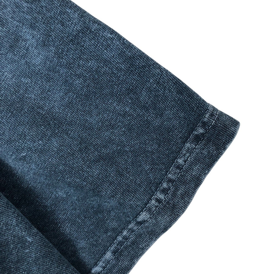 00'S Harley-Davidson Motorcycle Bike T-shirt Made in USA Men's XXL cotton navy blue type Vintage Second Hand