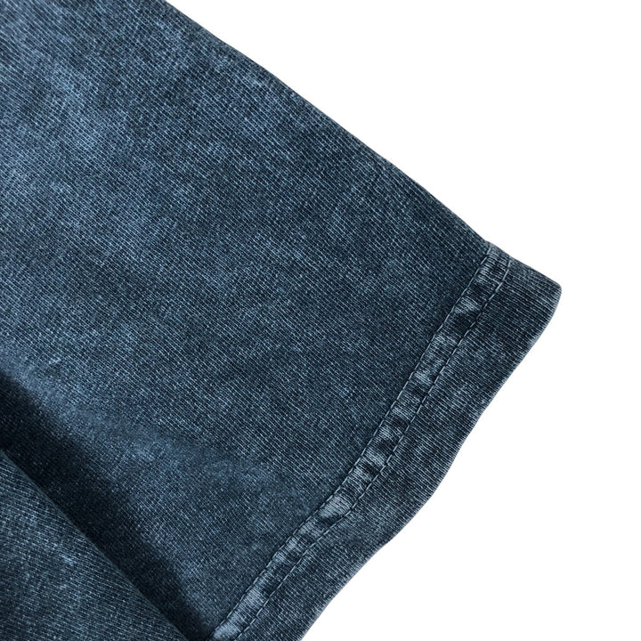 00'S Harley-Davidson Motorcycle Bike T-shirt Made in USA Men's XXL cotton navy blue type Vintage Second Hand