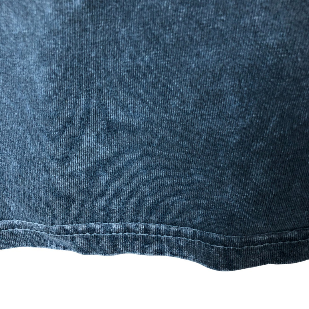 00'S Harley-Davidson Motorcycle Bike T-shirt Made in USA Men's XXL cotton navy blue type Vintage Second Hand