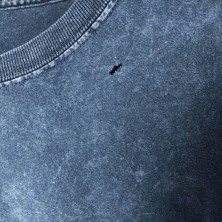 00'S Harley-Davidson Motorcycle Bike T-shirt Made in USA Men's XXL cotton navy blue type Vintage Second Hand