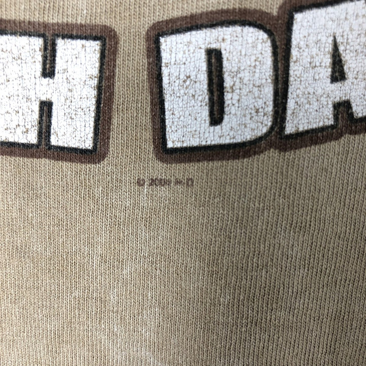 00'S Harley-Davidson Motorcycle Bike T-shirt Made in USA Men's L size cotton brown type Vintage Second Hand