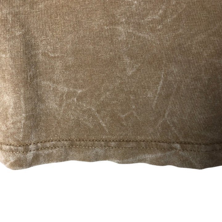 00'S Harley-Davidson Motorcycle Bike T-shirt Made in USA Men's L size cotton brown type Vintage Second Hand