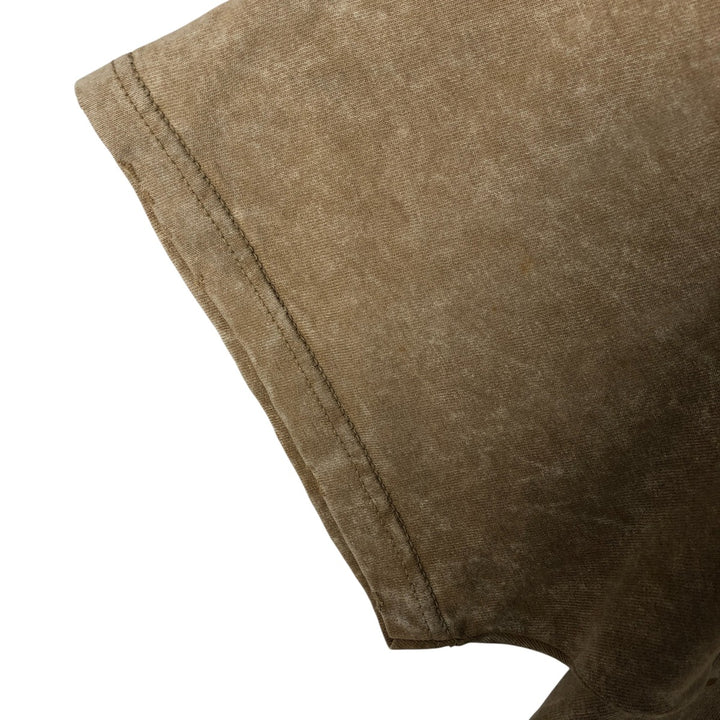 00'S Harley-Davidson Motorcycle Bike T-shirt Made in USA Men's L size cotton brown type Vintage Second Hand