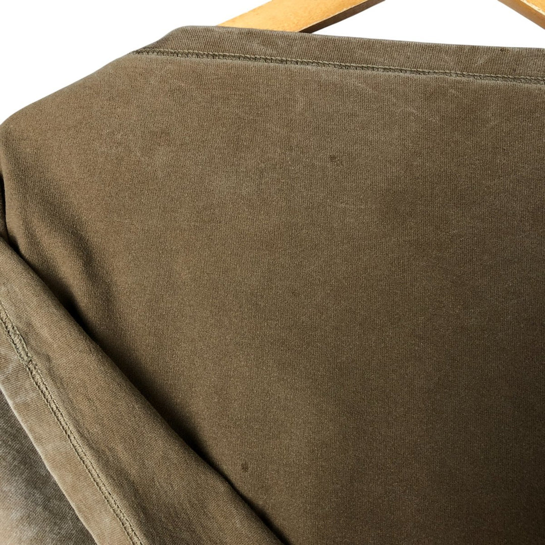 00'S Harley-Davidson Motorcycle Bike T-shirt Made in USA Men's L size cotton brown type Vintage Second Hand