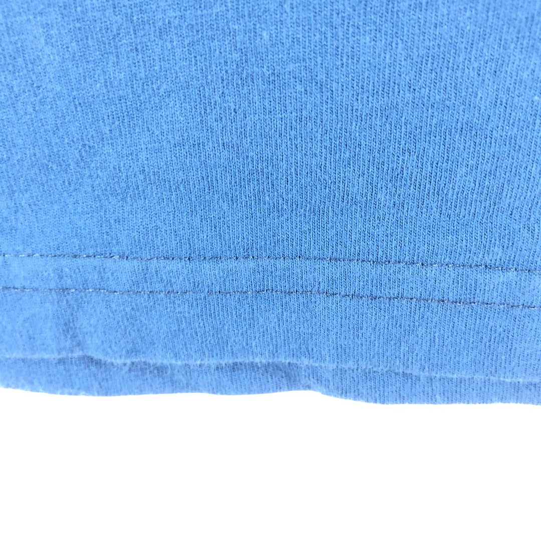 Harley-Davidson Henley neck long T-shirt, long T, made in the USA, men's size M cotton Navy blue Vintage Second Hand