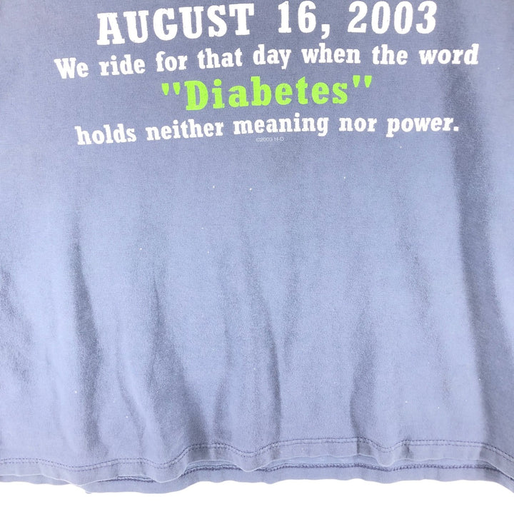 00'S Harley-Davidson Long Sleeve T-Shirt, Men's XL Size unknown Navy blue Vintage Second Hand