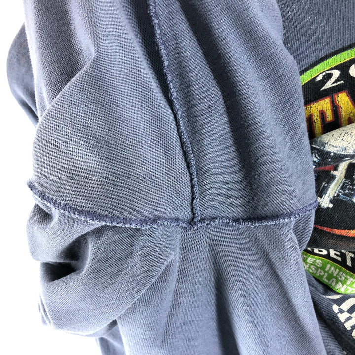 00'S Harley-Davidson Long Sleeve T-Shirt, Men's XL Size unknown Navy blue Vintage Second Hand