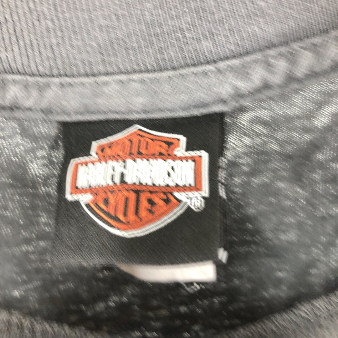 00'S Harley-Davidson Long Sleeve T-Shirt, Men's XL Size unknown gray type Vintage Second Hand