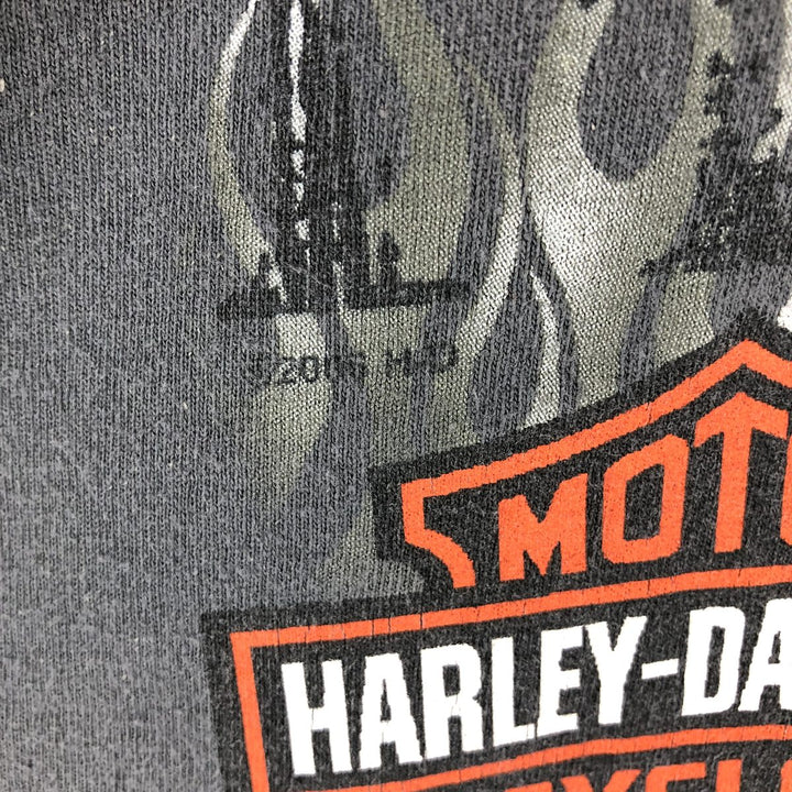 00'S Harley-Davidson Long Sleeve T-Shirt, Men's XL Size unknown gray type Vintage Second Hand
