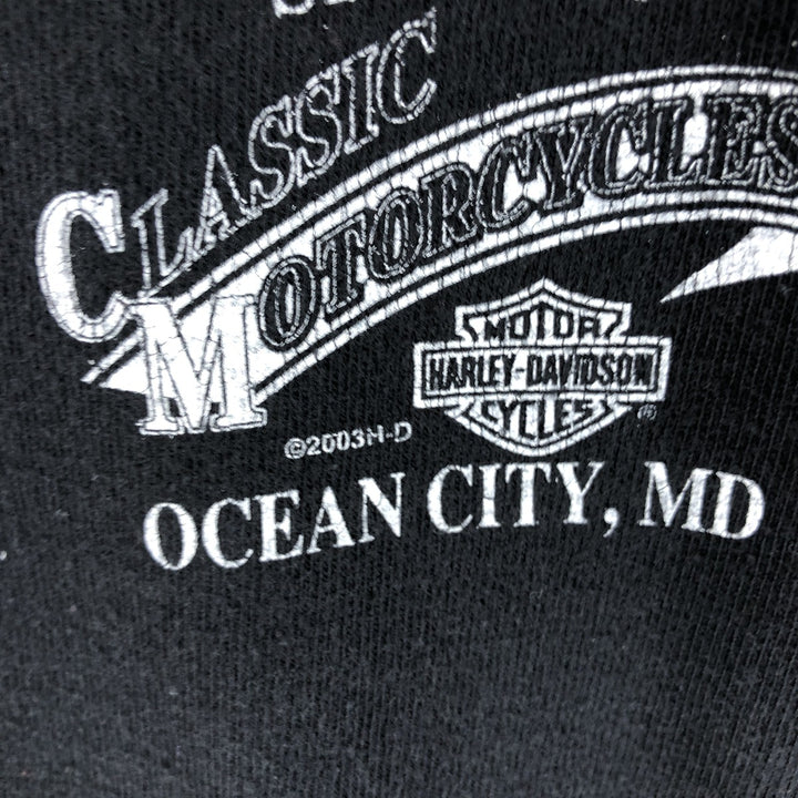 00'S Harley-Davidson Long Sleeve T-Shirt, Men's XXL unknown black type Vintage Second Hand