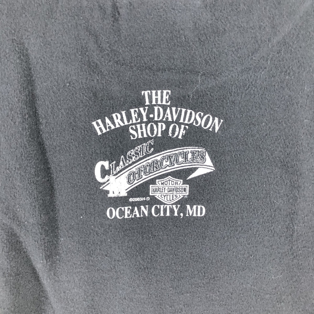 00'S Harley-Davidson Long Sleeve T-Shirt, Men's XXL unknown black type Vintage Second Hand