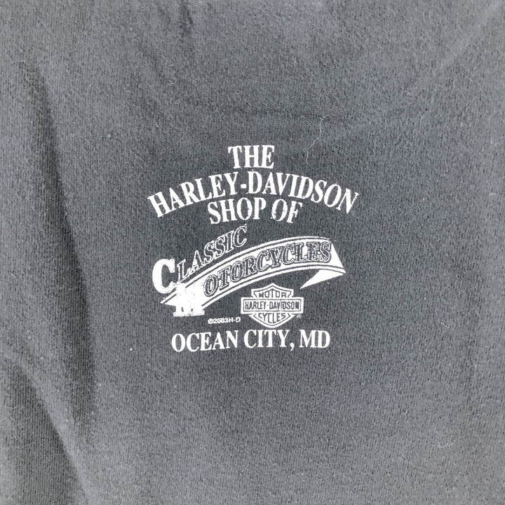 00'S Harley-Davidson Long Sleeve T-Shirt, Men's XXL unknown black type Vintage Second Hand