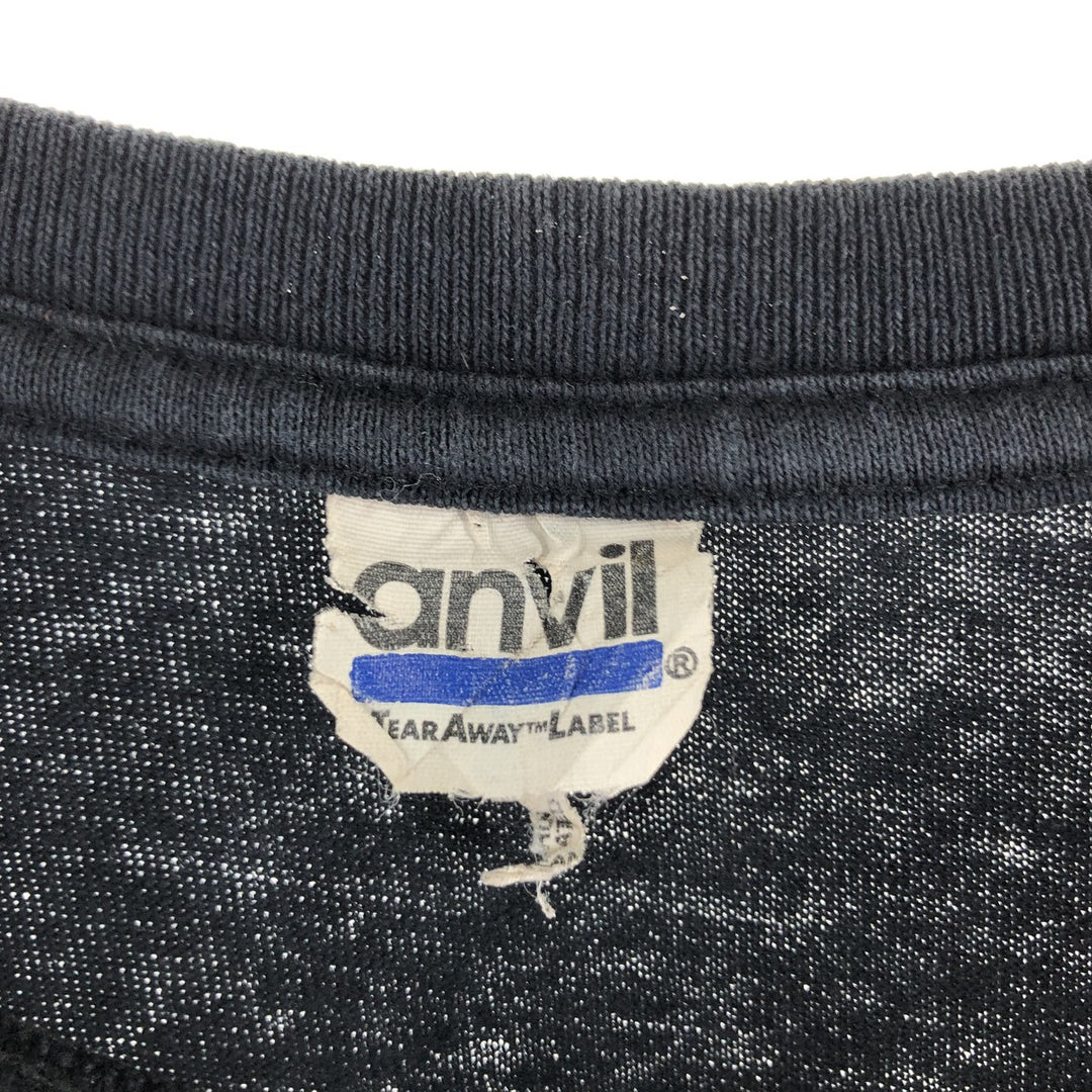 00'S Anvil PINK FLOYD Pink Floyd Band T-shirt Band Tee Men's XL size cotton black type Vintage Second Hand