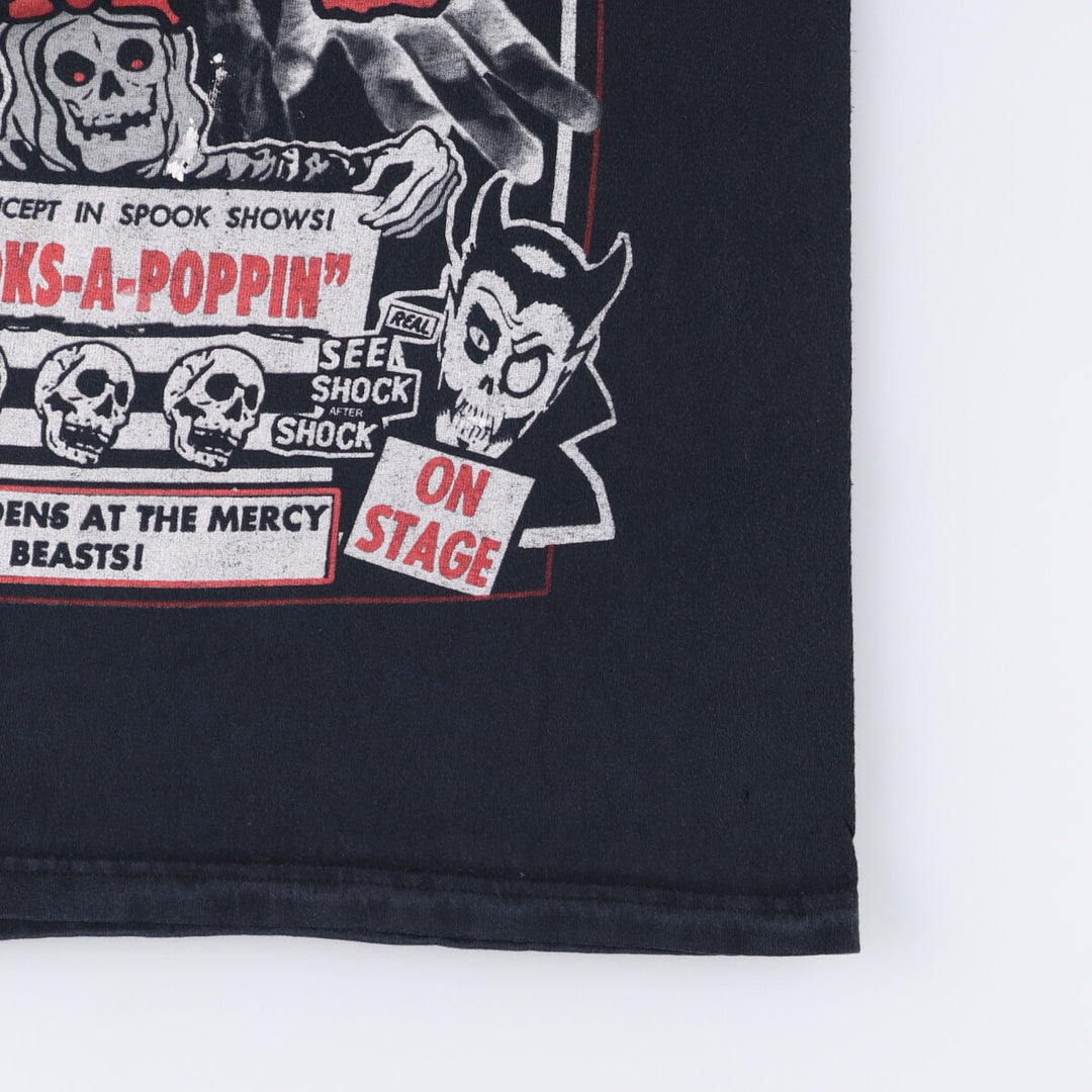 Anvil ROB ZOMBIE Rob Zombie Band T-shirt Band T Men's S size cotton black type Vintage Second Hand