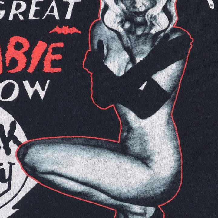 Anvil ROB ZOMBIE Rob Zombie Band T-shirt Band T Men's S size cotton black type Vintage Second Hand