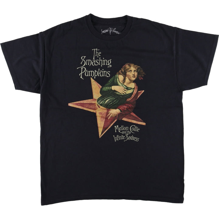 THE SMASHING PUMPKINS Smashing Pumpkins Band T-shirt Band T Men's L size cotton black type Vintage Second Hand