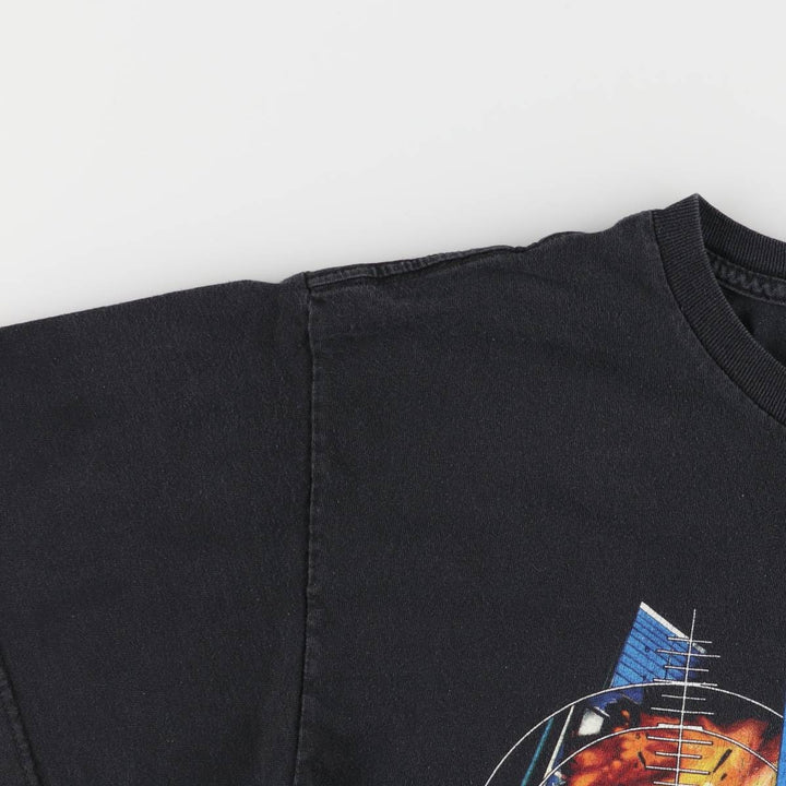 ALSTYLE DEF LEPPARD Def Leppard Band T-shirt Band T Men's L size cotton black type Vintage Second Hand