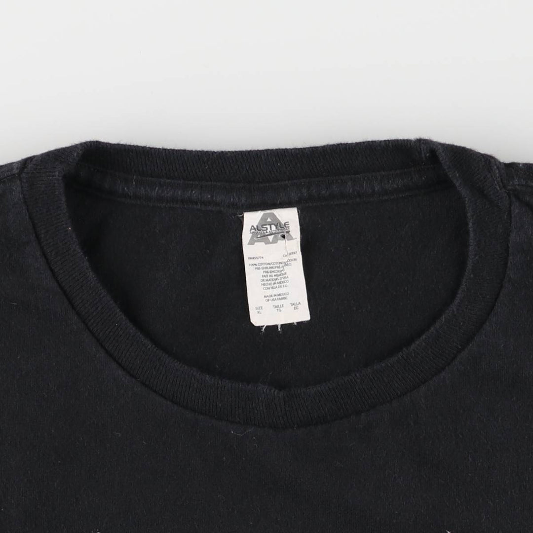 ALSTYLE METALLICA Metallica Band T-shirt Band T Men's XL equivalent cotton black type Vintage Second Hand