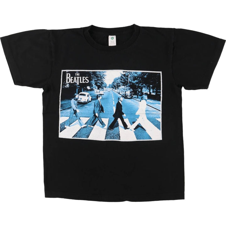 SEL CLASSIC THE BEATLES Beatles Band T-shirt Band T Men's S equivalent cotton black type Vintage Second Hand