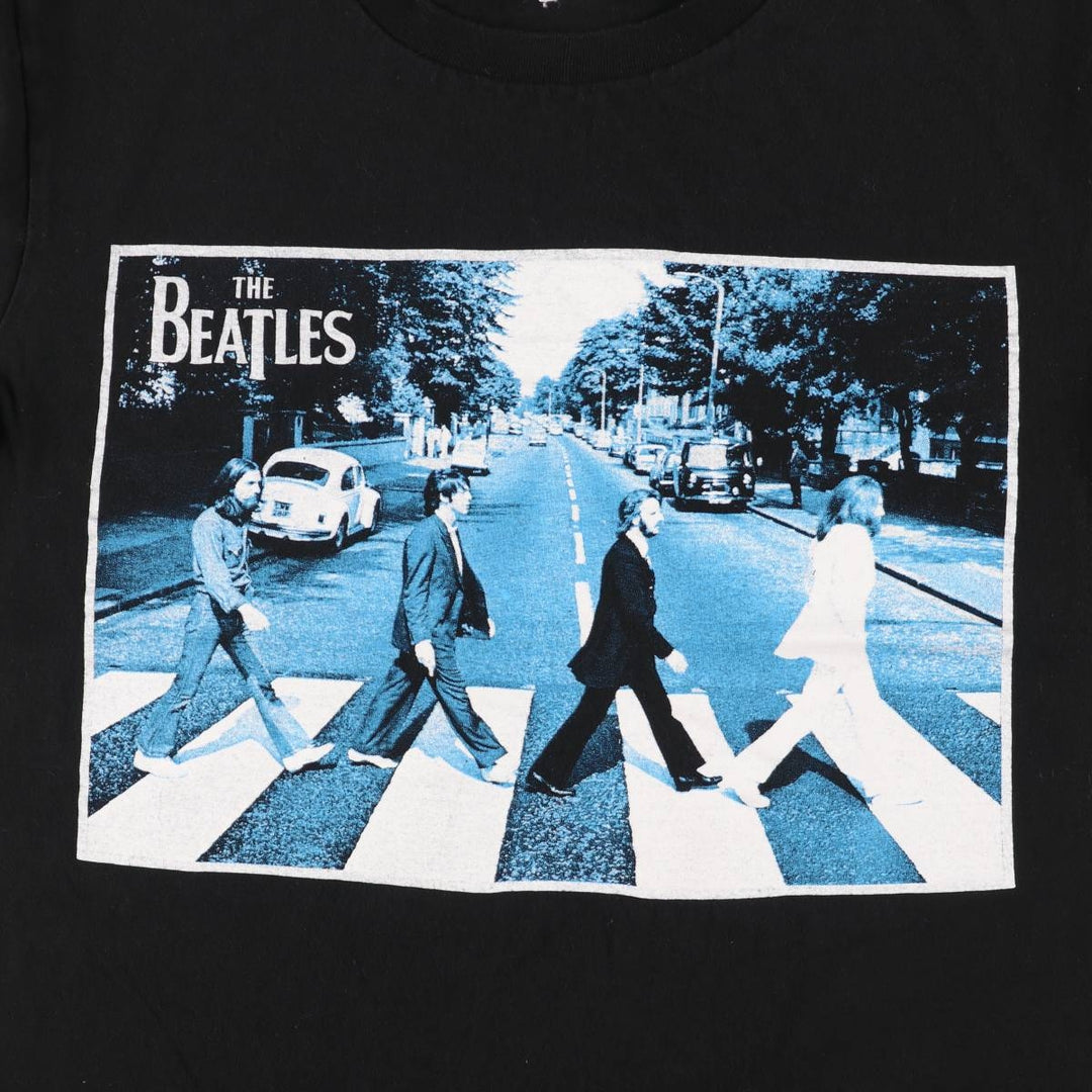 SEL CLASSIC THE BEATLES Beatles Band T-shirt Band T Men's S equivalent cotton black type Vintage Second Hand