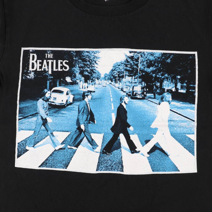 SEL CLASSIC THE BEATLES Beatles Band T-shirt Band T Men's S equivalent cotton black type Vintage Second Hand