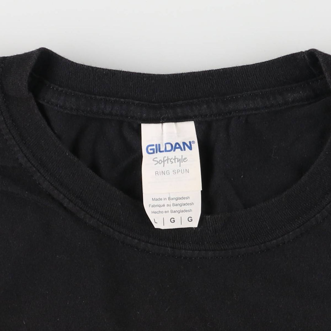 Gildan SLIPKNOT Band T-shirt, Men's L size cotton black type Vintage Second Hand