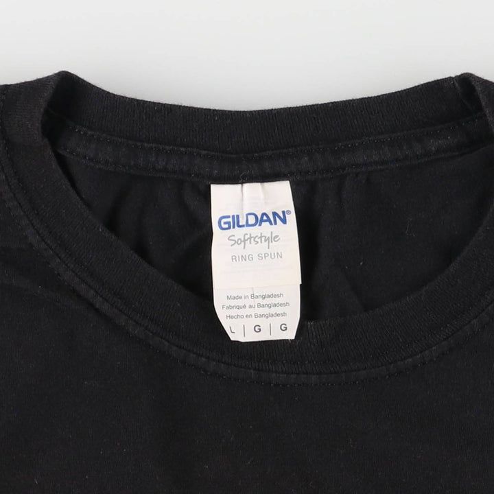 Gildan SLIPKNOT Band T-shirt, Men's L size cotton black type Vintage Second Hand