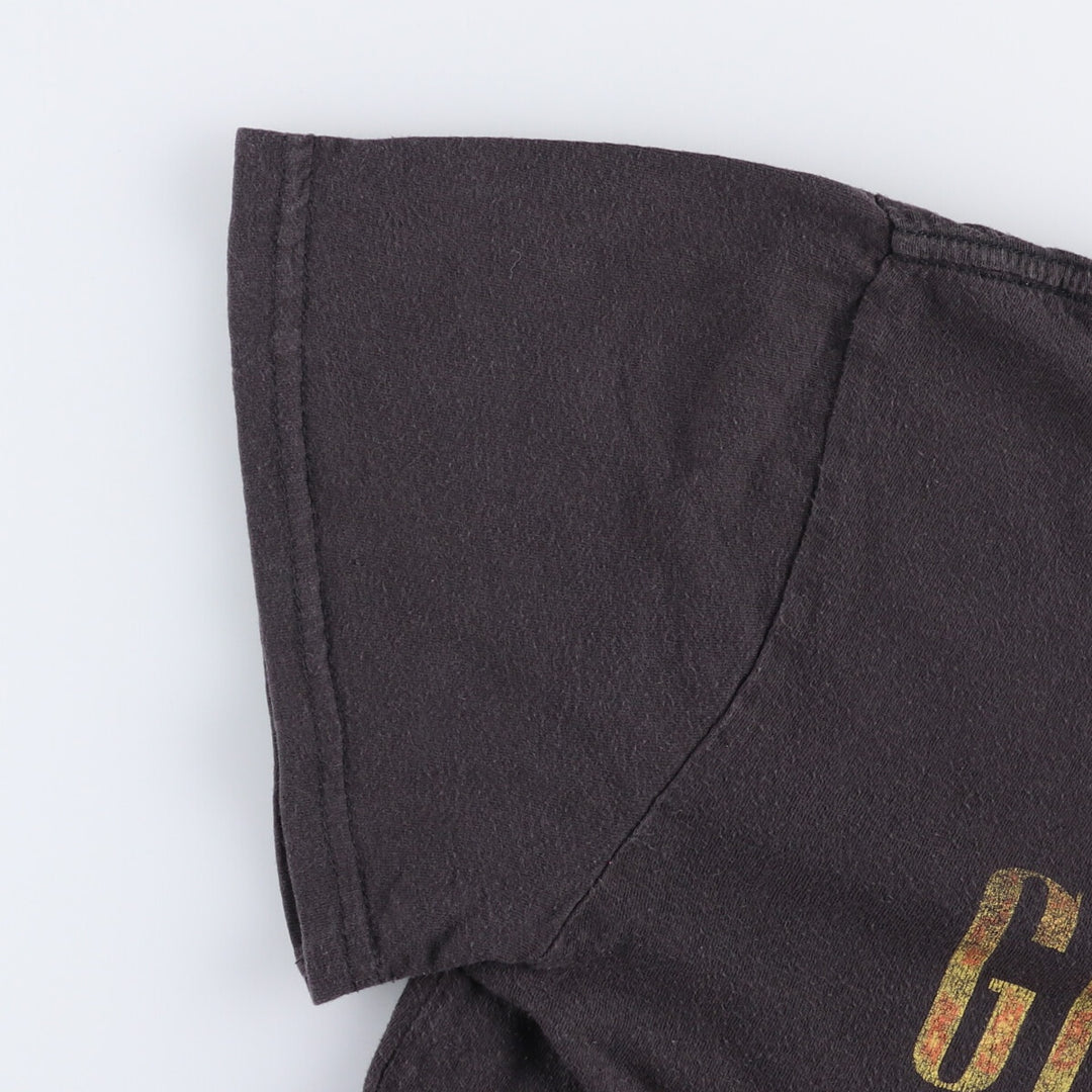 GUNS N' ROSES Guns N' Roses Floral Band T-Shirt Band Tee Men's L size cotton black type Vintage Second Hand