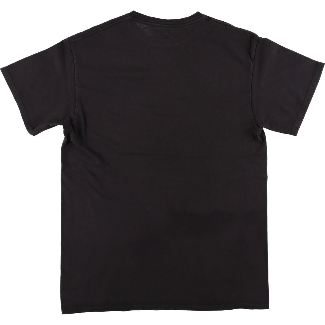 THE BEATLES Band T-shirt, Men's M size cotton black type Vintage Second Hand