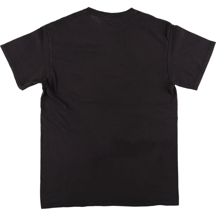 THE BEATLES Band T-shirt, Men's M size cotton black type Vintage Second Hand