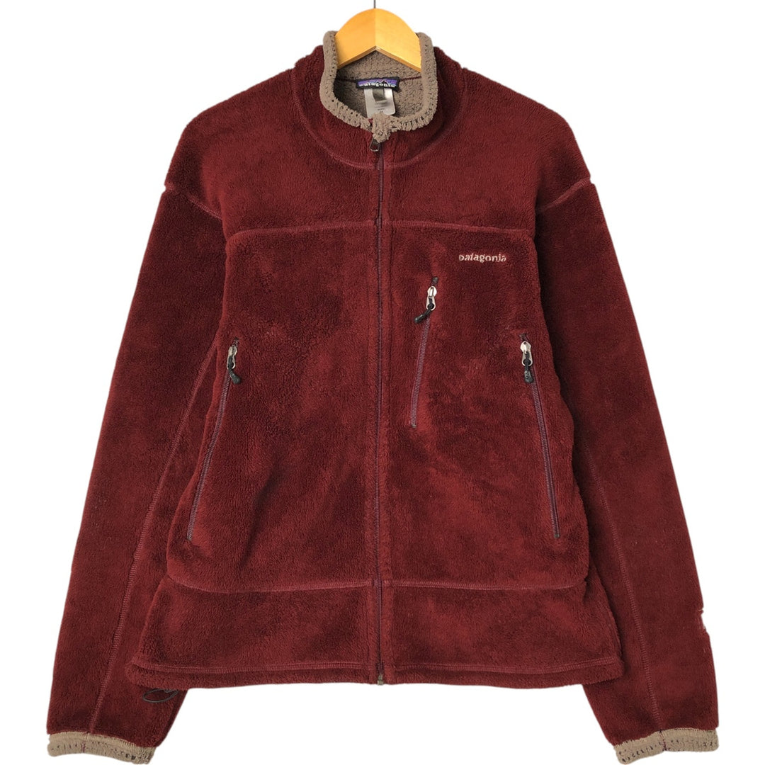 2000'S Patagonia Regulator R4 Fleece Jacket (36100F5), Made in USA, Men's Size Medium polyester red type Vintage Second Hand