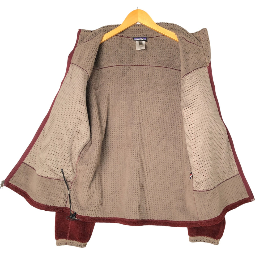 2000'S Patagonia Regulator R4 Fleece Jacket (36100F5), Made in USA, Men's Size Medium polyester red type Vintage Second Hand