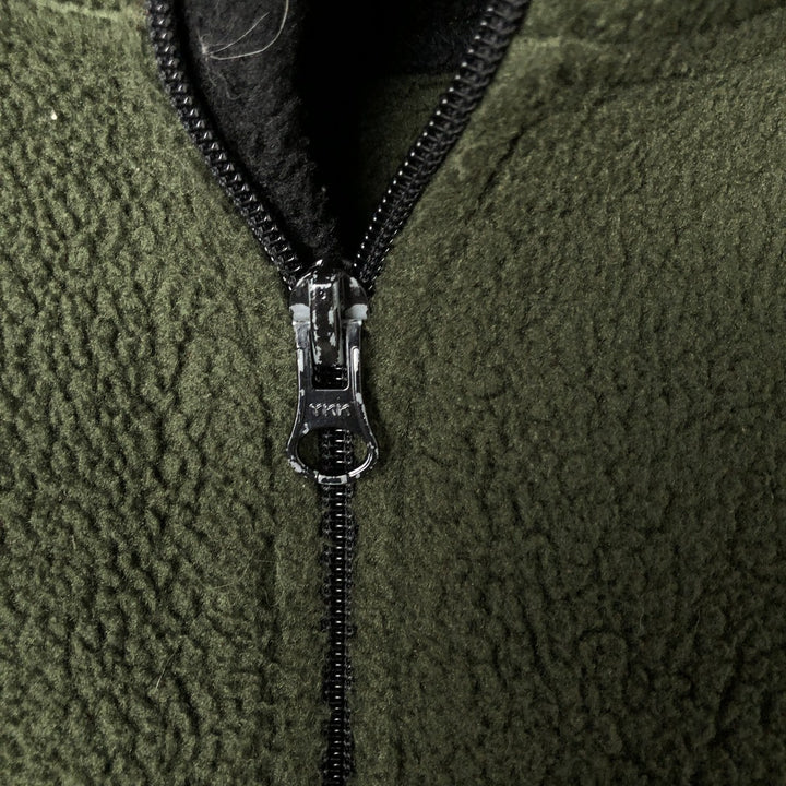 Vintage 90'S Timberland Half-Zip Fleece Pullover, Men's XL polyester Khaki type Vintage Second Hand