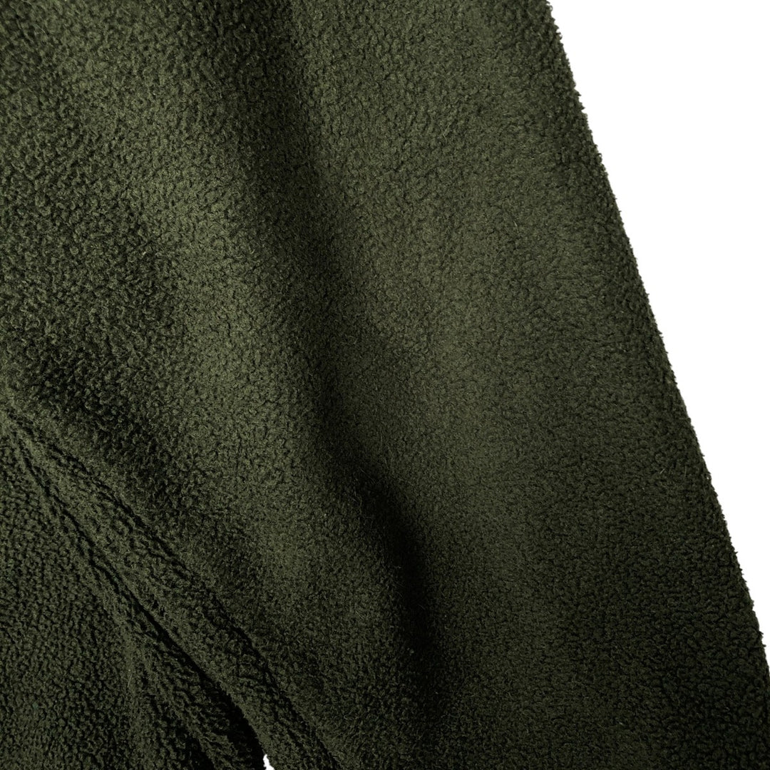 Vintage 90'S Timberland Half-Zip Fleece Pullover, Men's XL polyester Khaki type Vintage Second Hand