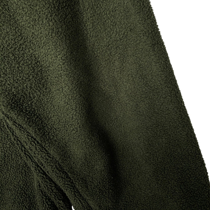 Vintage 90'S Timberland Half-Zip Fleece Pullover, Men's XL polyester Khaki type Vintage Second Hand