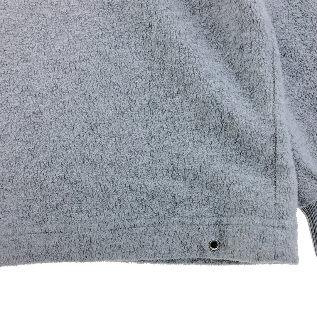 90'S FILA Sweatshirt Pullover Hoodie, Made in USA, Men's M Size, Vintage polyester gray type Vintage Second Hand