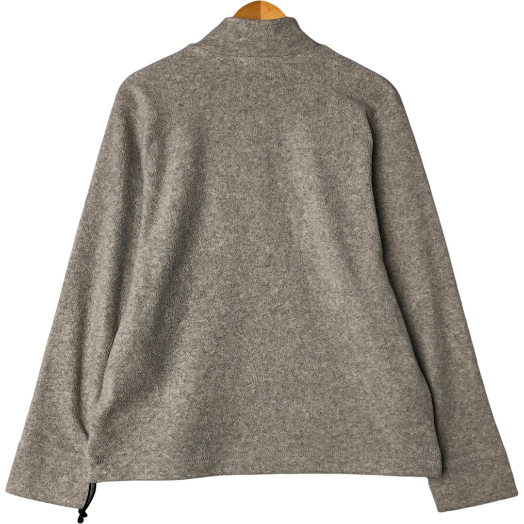 90'S GAP Vintage Half-Zip Fleece Pullover, Men's Size Medium polyester gray type Vintage Second Hand