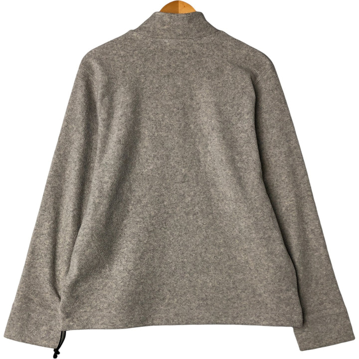 90'S GAP Vintage Half-Zip Fleece Pullover, Men's Size Medium polyester gray type Vintage Second Hand