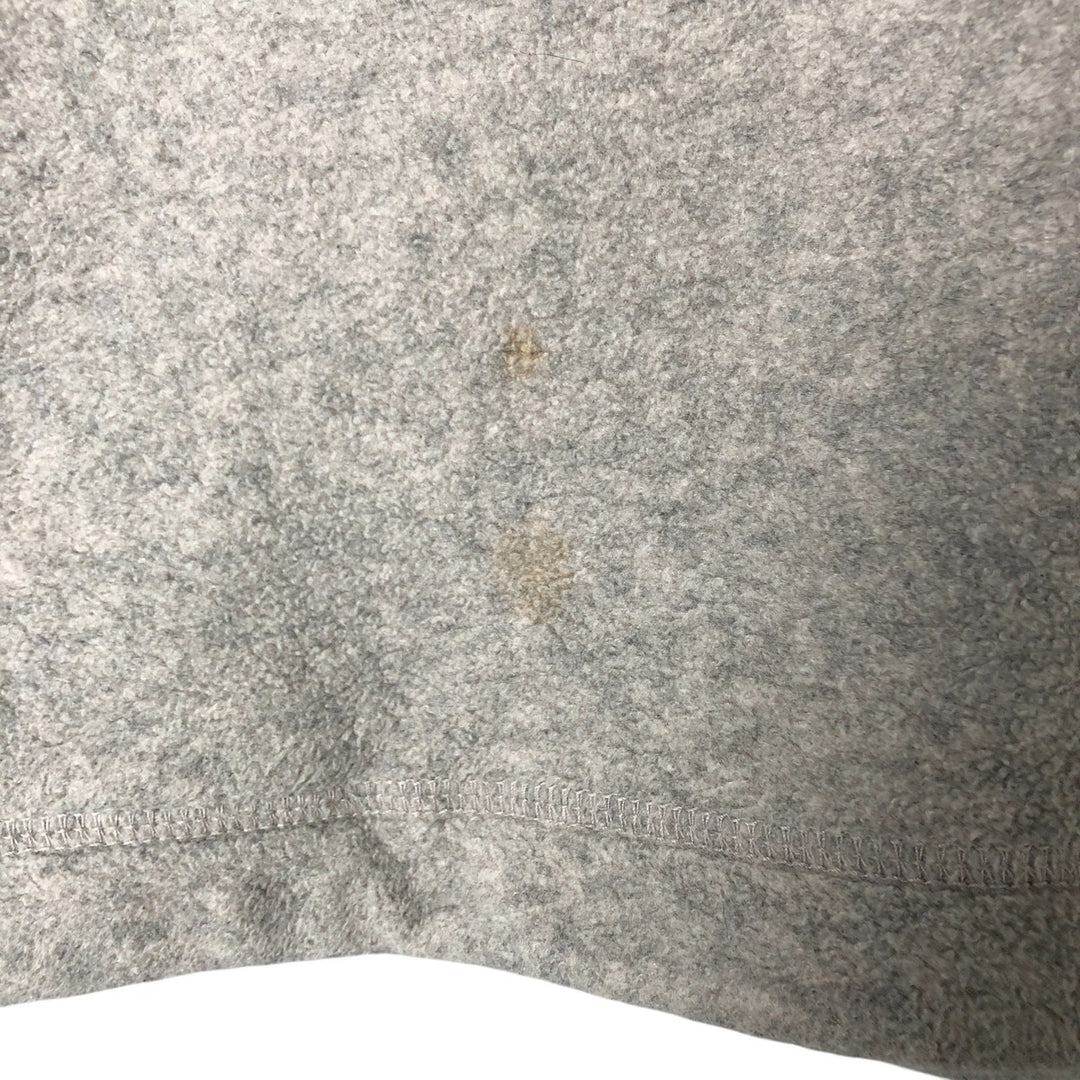 90'S GAP Vintage Half-Zip Fleece Pullover, Men's Size Medium polyester gray type Vintage Second Hand