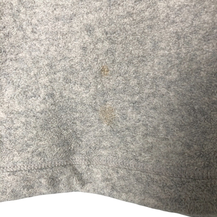 90'S GAP Vintage Half-Zip Fleece Pullover, Men's Size Medium polyester gray type Vintage Second Hand