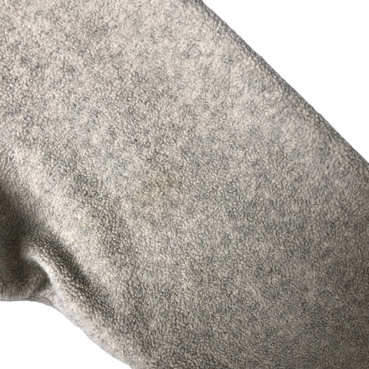 90'S GAP Vintage Half-Zip Fleece Pullover, Men's Size Medium polyester gray type Vintage Second Hand