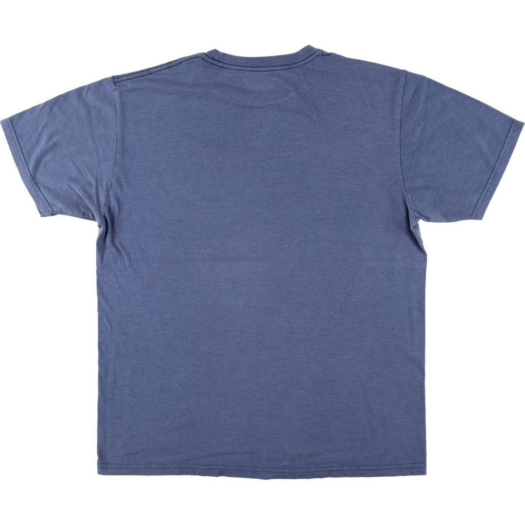 NIRVANA Nirvana Band T-shirt, Band T, Men's L size cotton blue type Vintage Second Hand