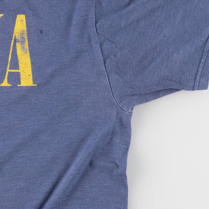 NIRVANA Nirvana Band T-shirt, Band T, Men's L size cotton blue type Vintage Second Hand