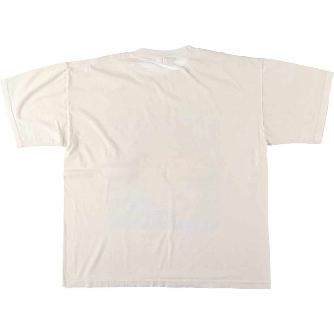 BSA AND RAB Looney Tunes Tweety Character Print T-Shirt Men's L Size Vintage unclear white type Vintage Second Hand